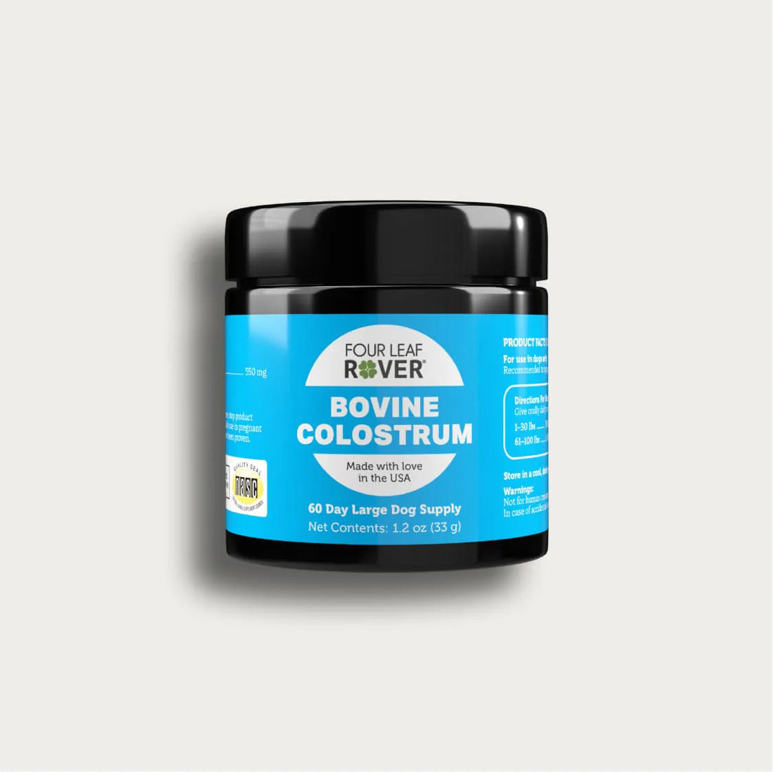 Four Leaf Rover Bovine Colostrum - biosense-clinic.com