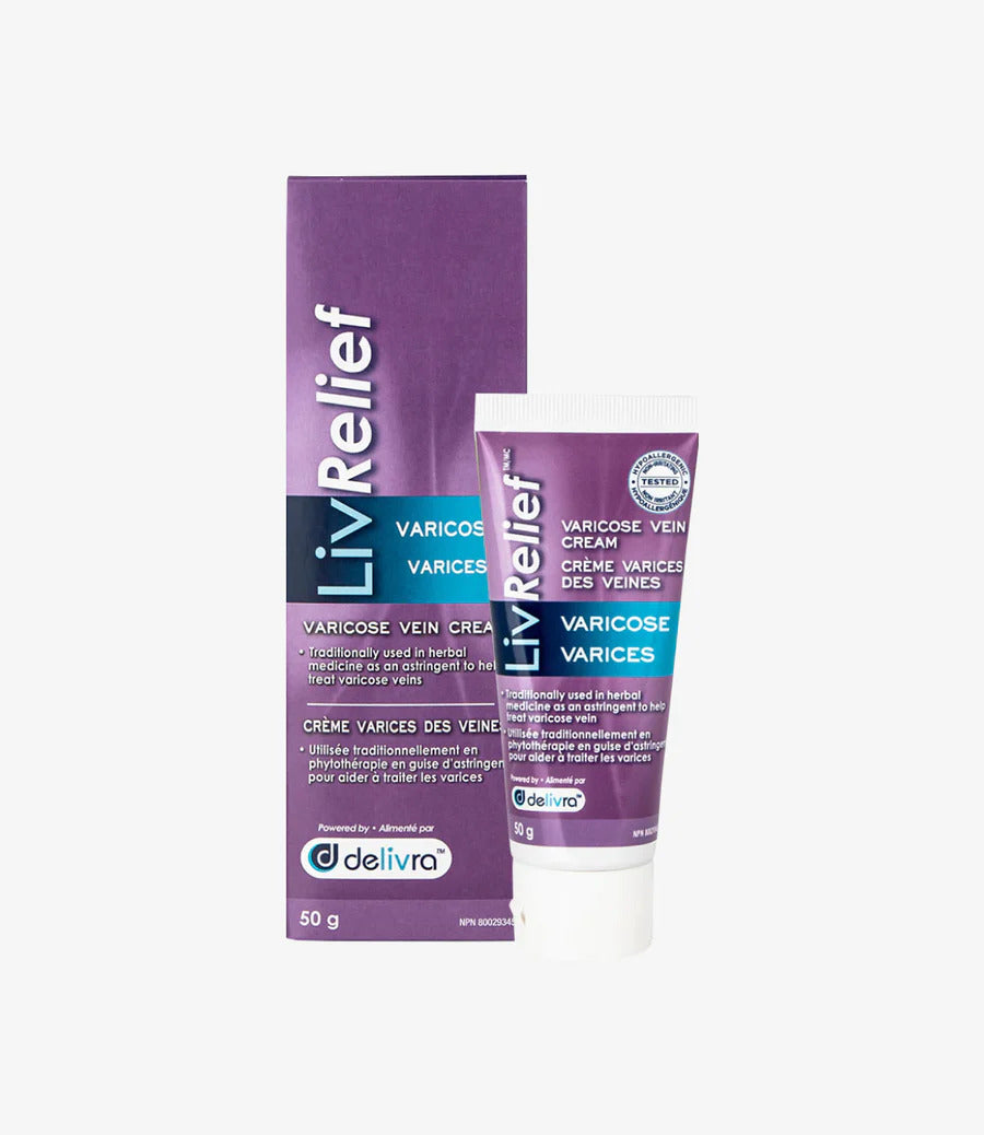 LivRelief Varicose Vein Cream - biosense-clinic.com