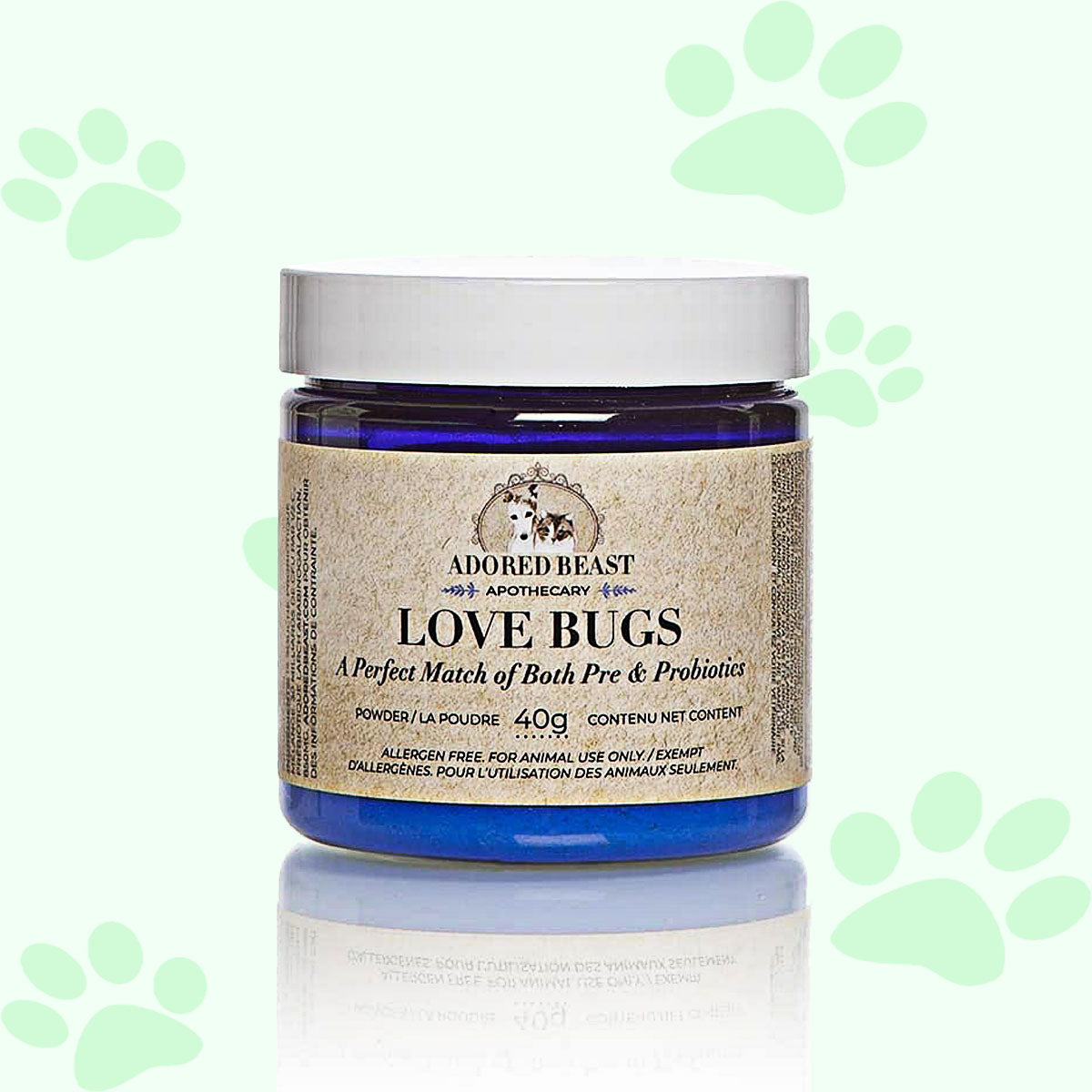 Adored Beast Love Bugs | Pre & Probiotics 40g - biosense-clinic.com