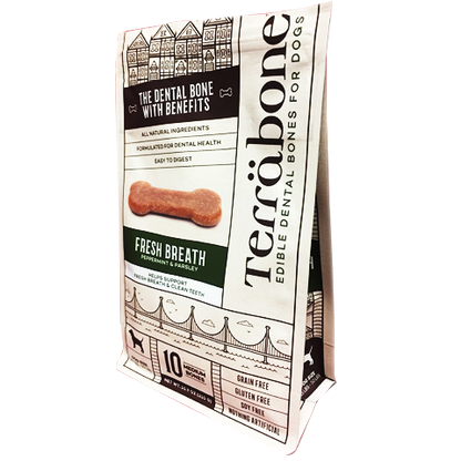 Terräbone Fresh Breath dental chew bone