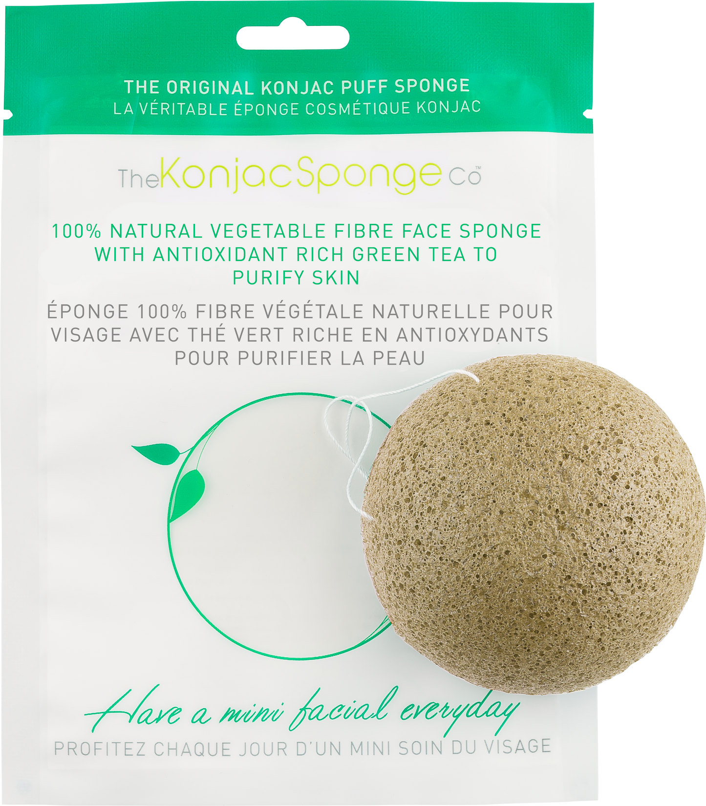 Konjac & Green Tea Facial Sponge Puff
