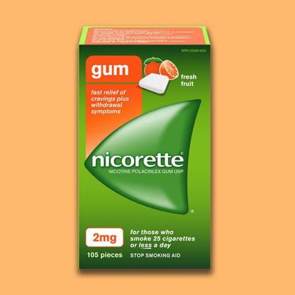 NICORETTE FRUIT FLAVOR GUM