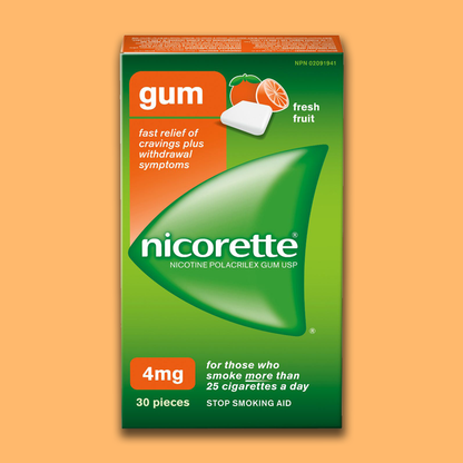 NICORETTE FRUIT FLAVOR GUM