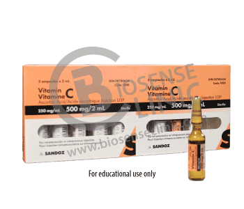 Vitamin C Injection - 250 mg/ml - Biosense Clinic