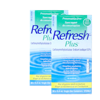 Refresh Plus 0.5% Eye Drops 2 boxes - BiosenseClinic.com