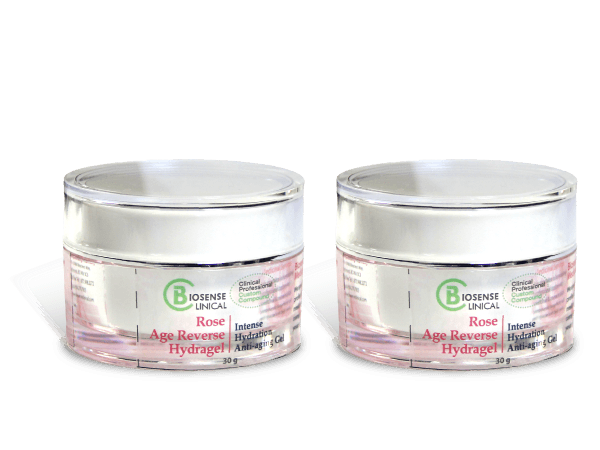 BiosenseClinical Professional Custom Compound Rose Age Reverse HydraGel 30g x 2 - BiosenseClinic.com