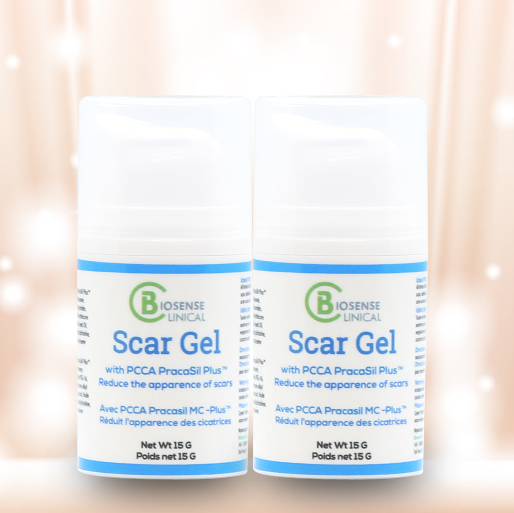 BiosenseClinical Scar Gel with PCCA PracaSil Plus™ 15g x 2 - biosense-clinic.com