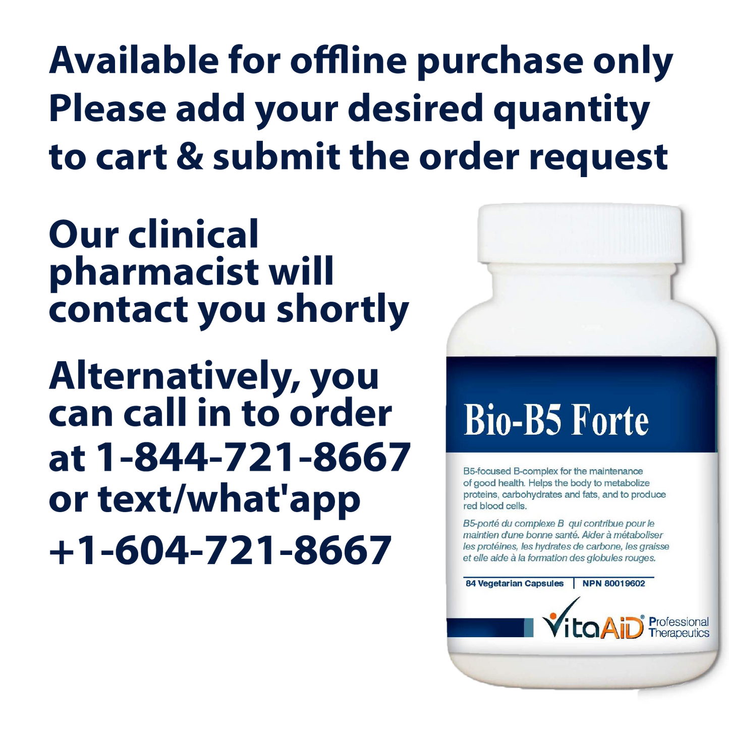 VitaAid Bio-B5 Forte - Biosense-clinic.com