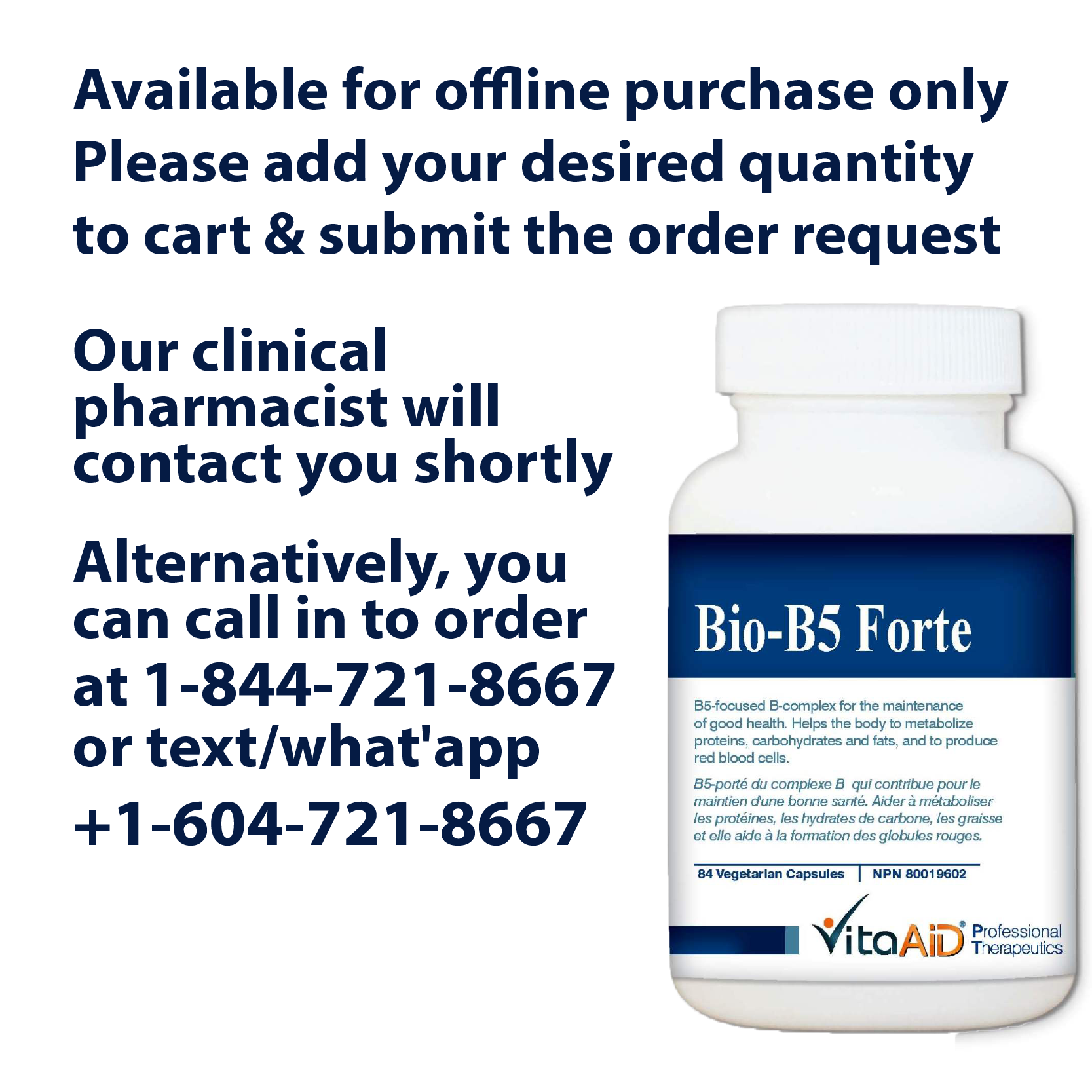 VitaAid Bio-B5 Forte - Biosense-clinic.com