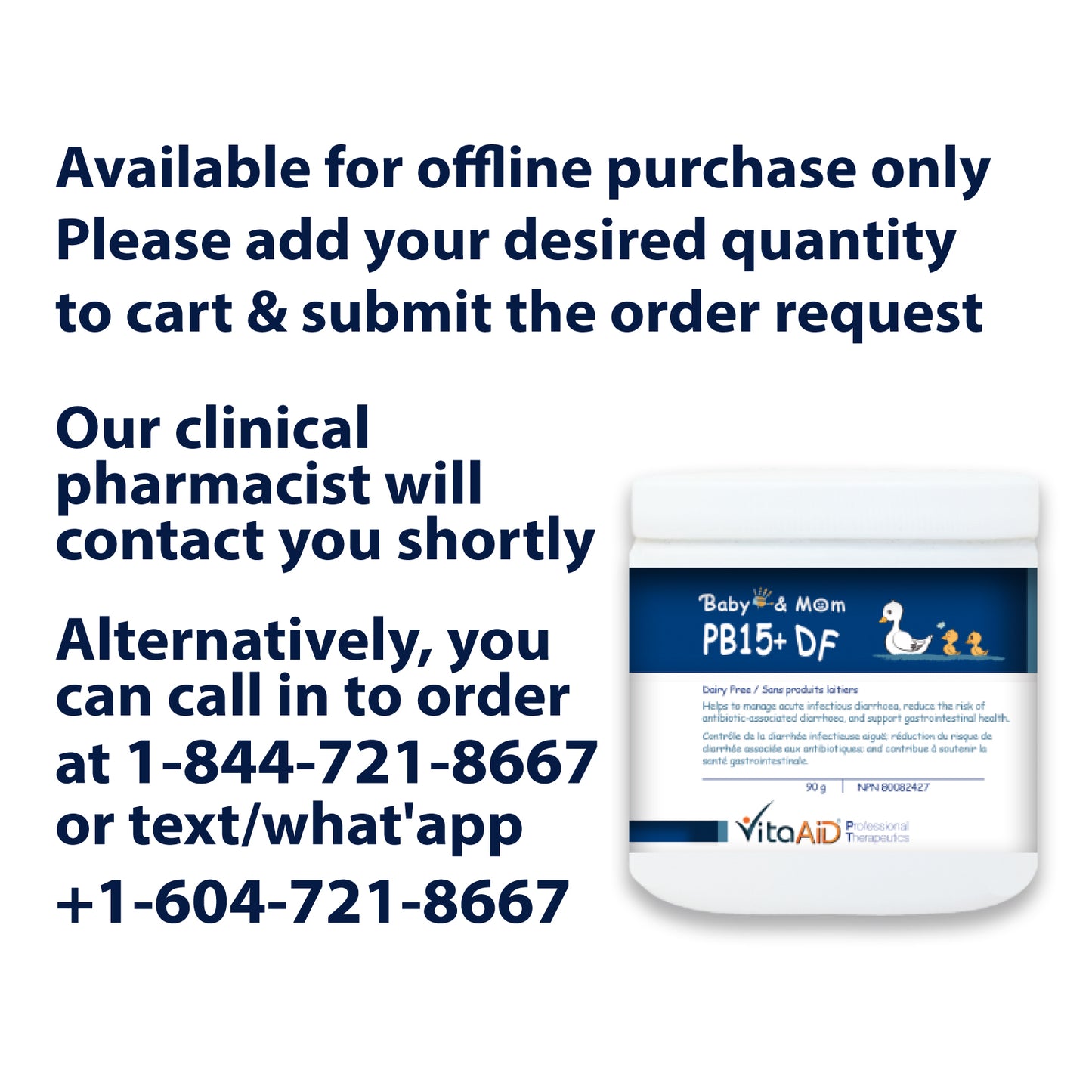 VitaAid Baby & Mom PB15+ DF - biosense-clinic.com