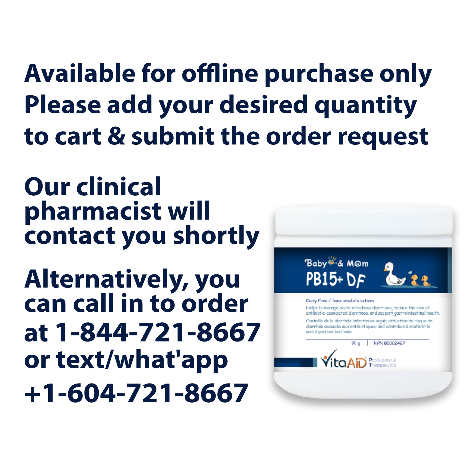 VitaAid Baby & Mom PB15+ DF - biosense-clinic.com